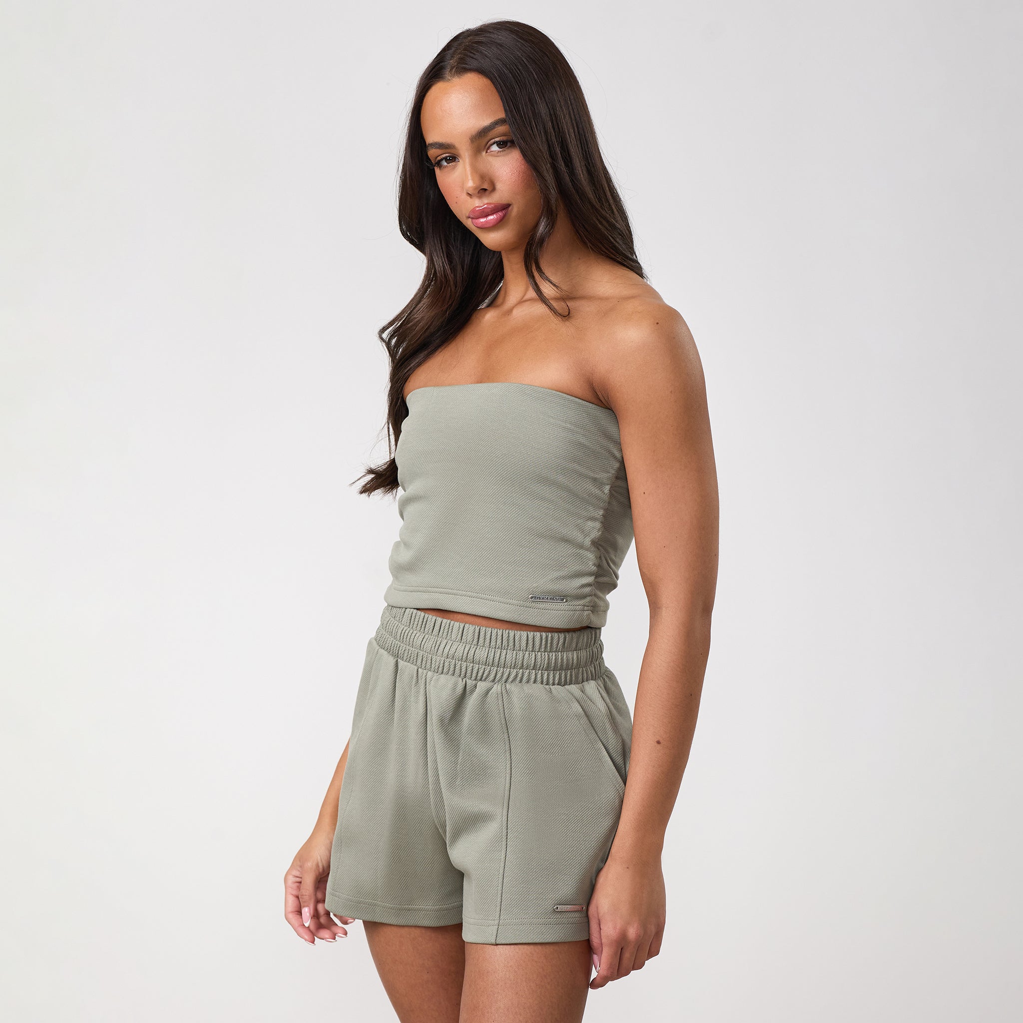 Gym King Portals Bandeau - Soft Khaki