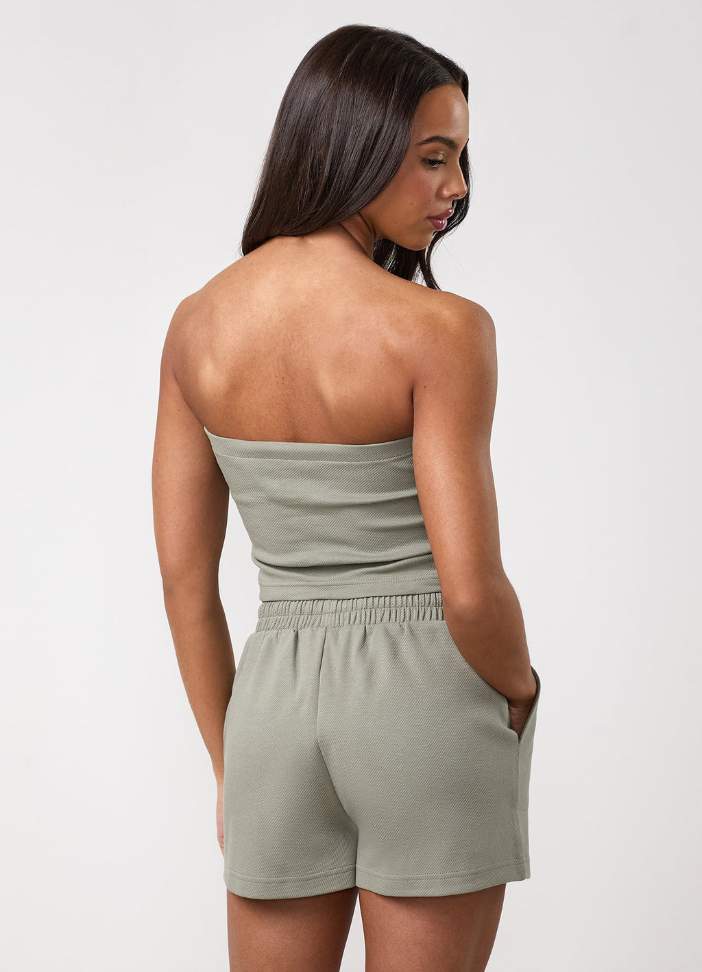 Gym King Portals Bandeau - Soft Khaki