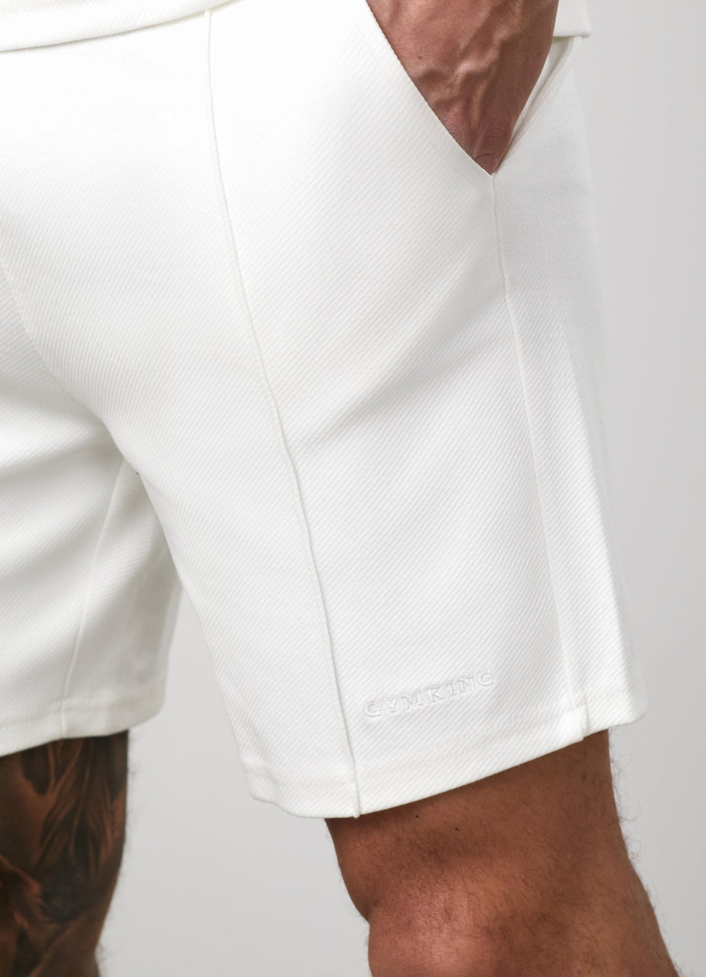 Gym King Portals Texture Short - Cream