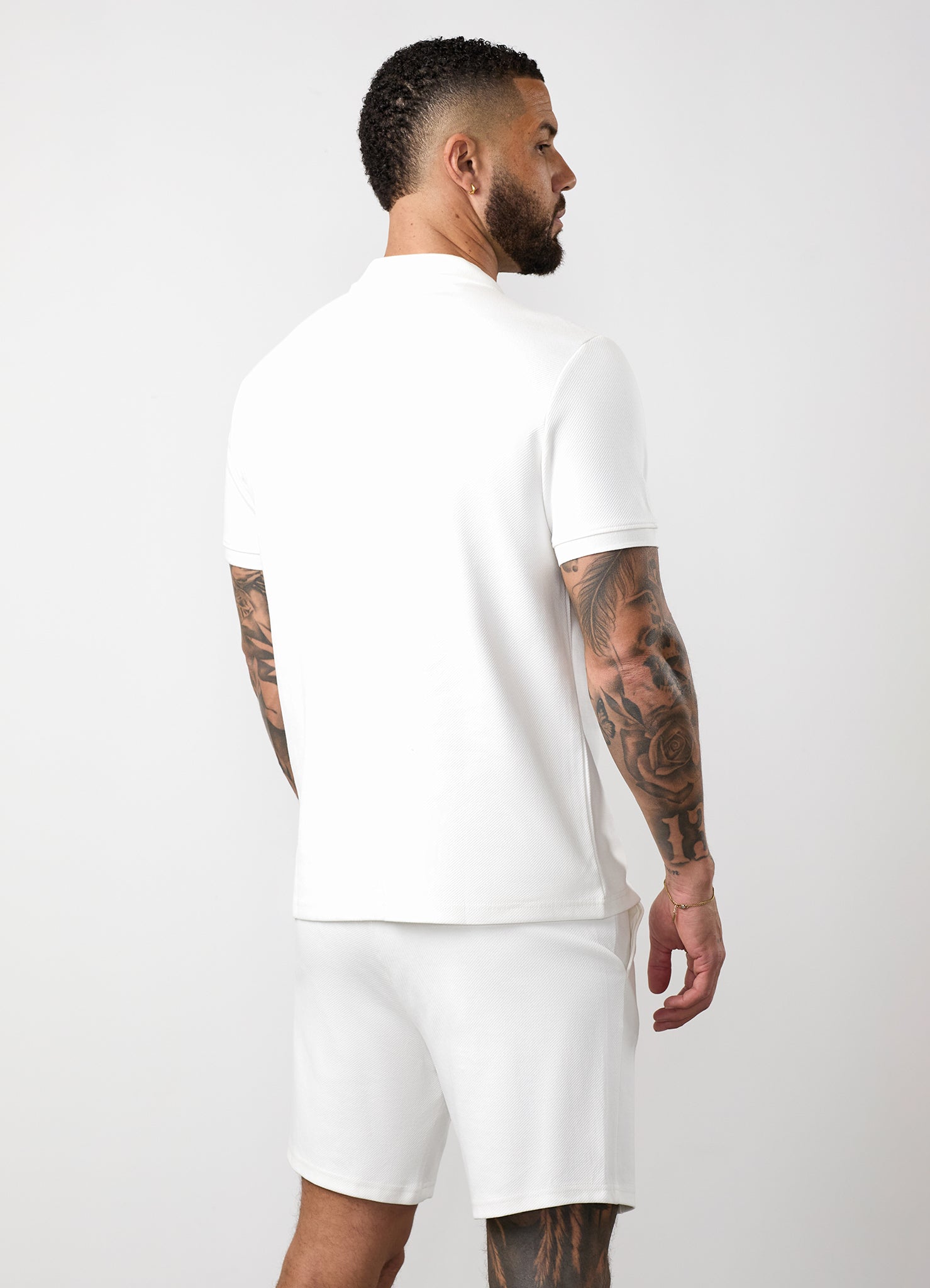 Gym King Portals Texture Polo - Cream