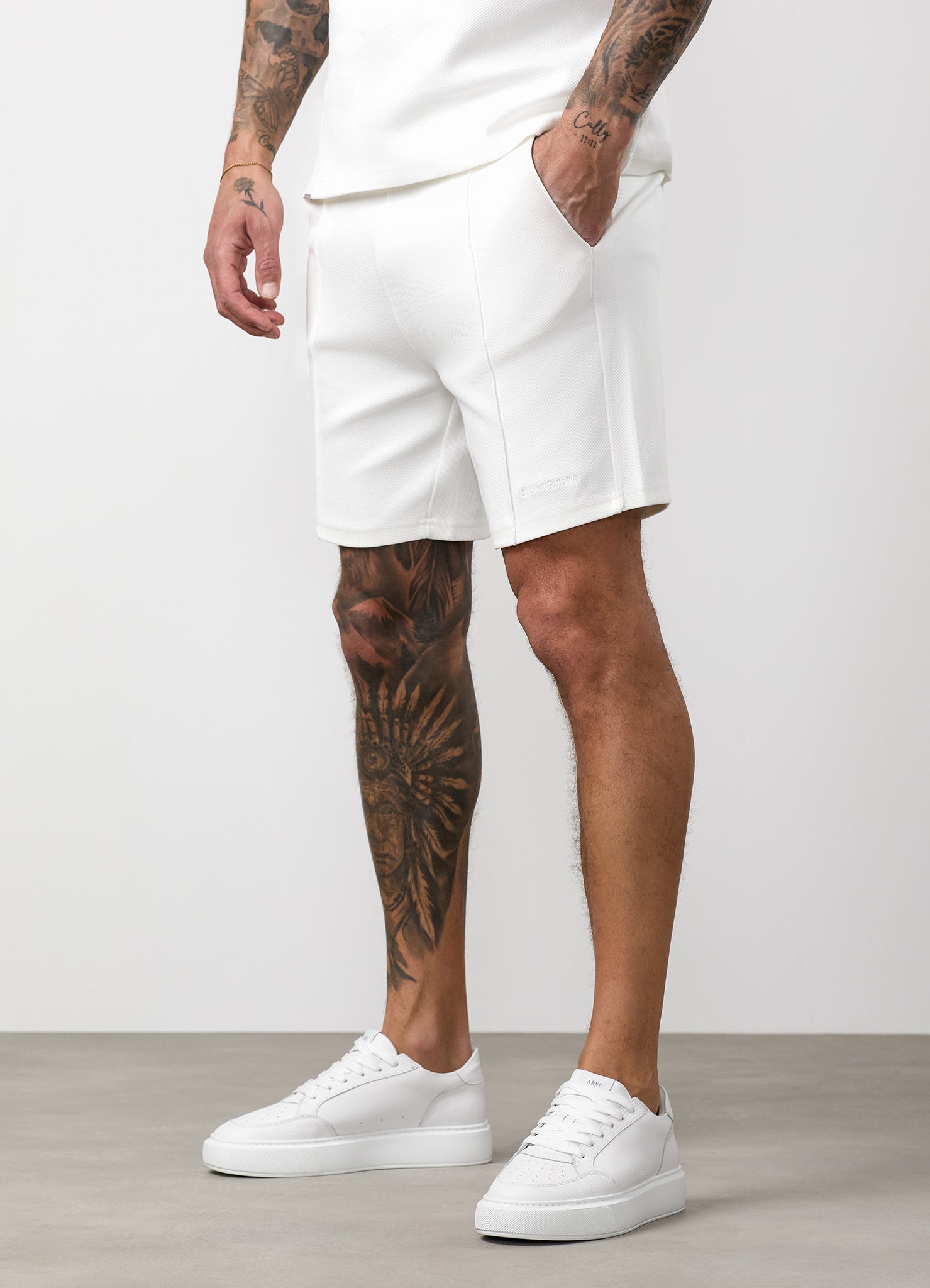 Gym King Portals Texture Short - Cream