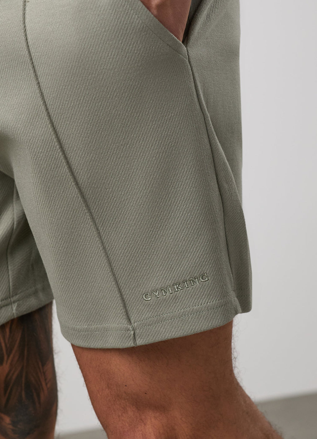 Gym King Portals Texture Short - Soft Khaki