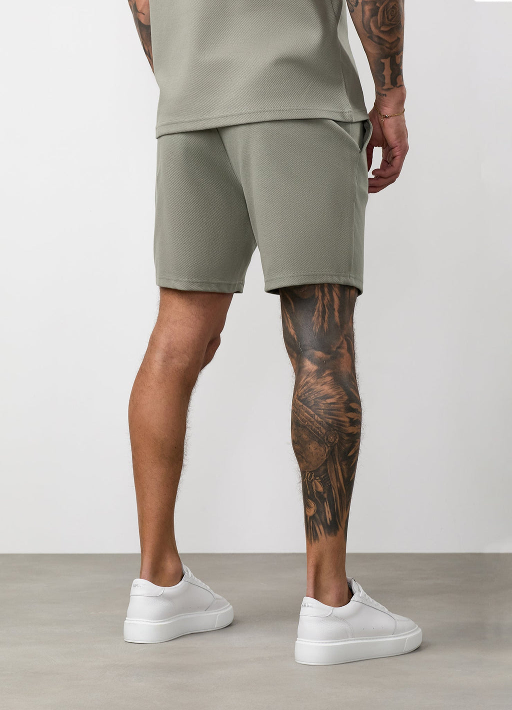 Gym King Portals Texture Short - Soft Khaki