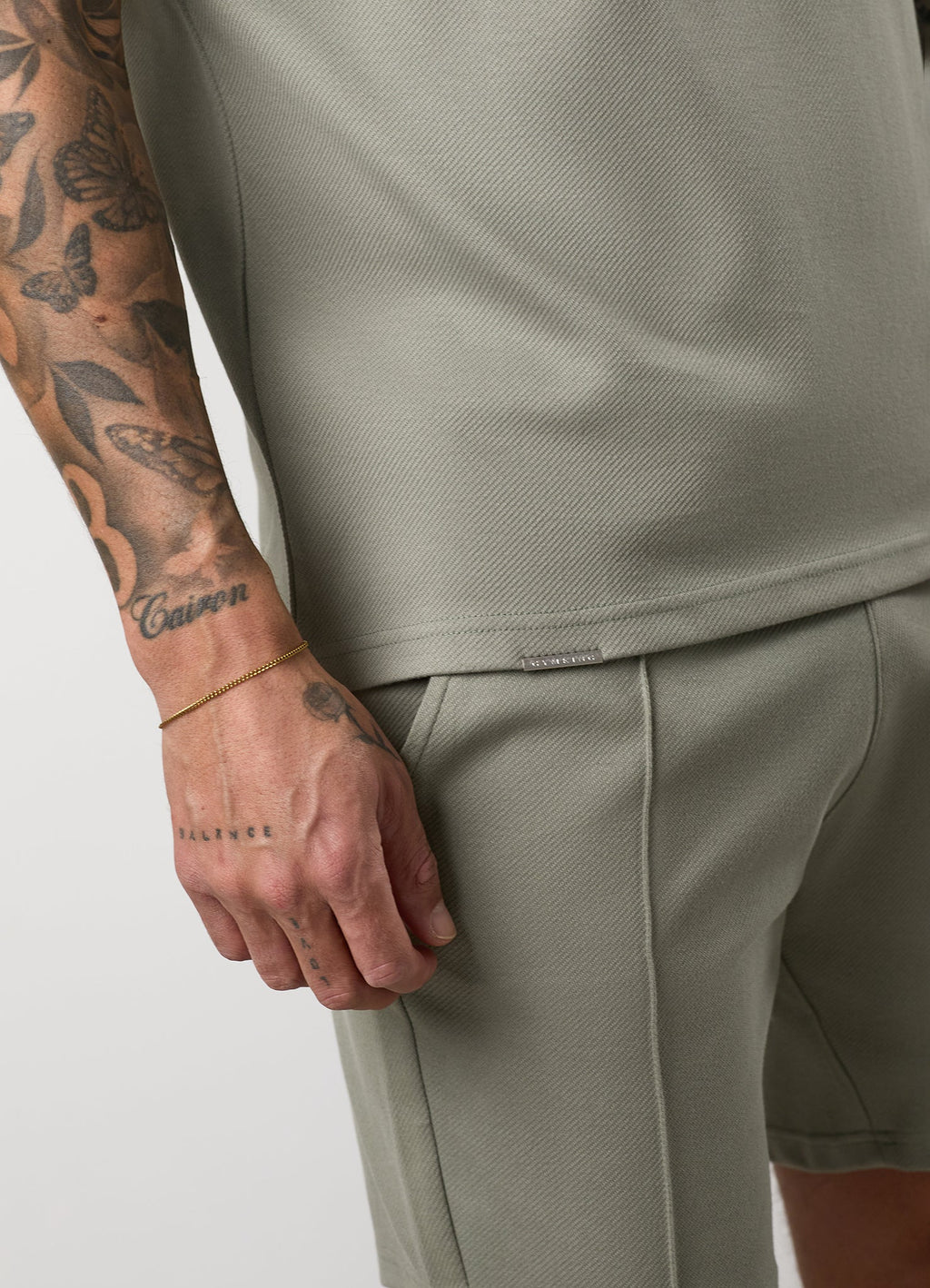 Gym King Portals Texture Short - Soft Khaki