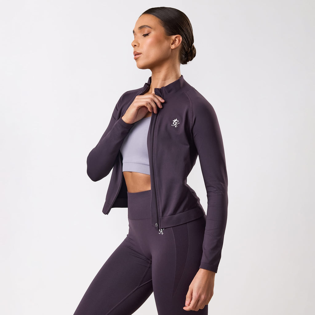 Gym King Power Lightweight Seamless Funnel - Deep Purple