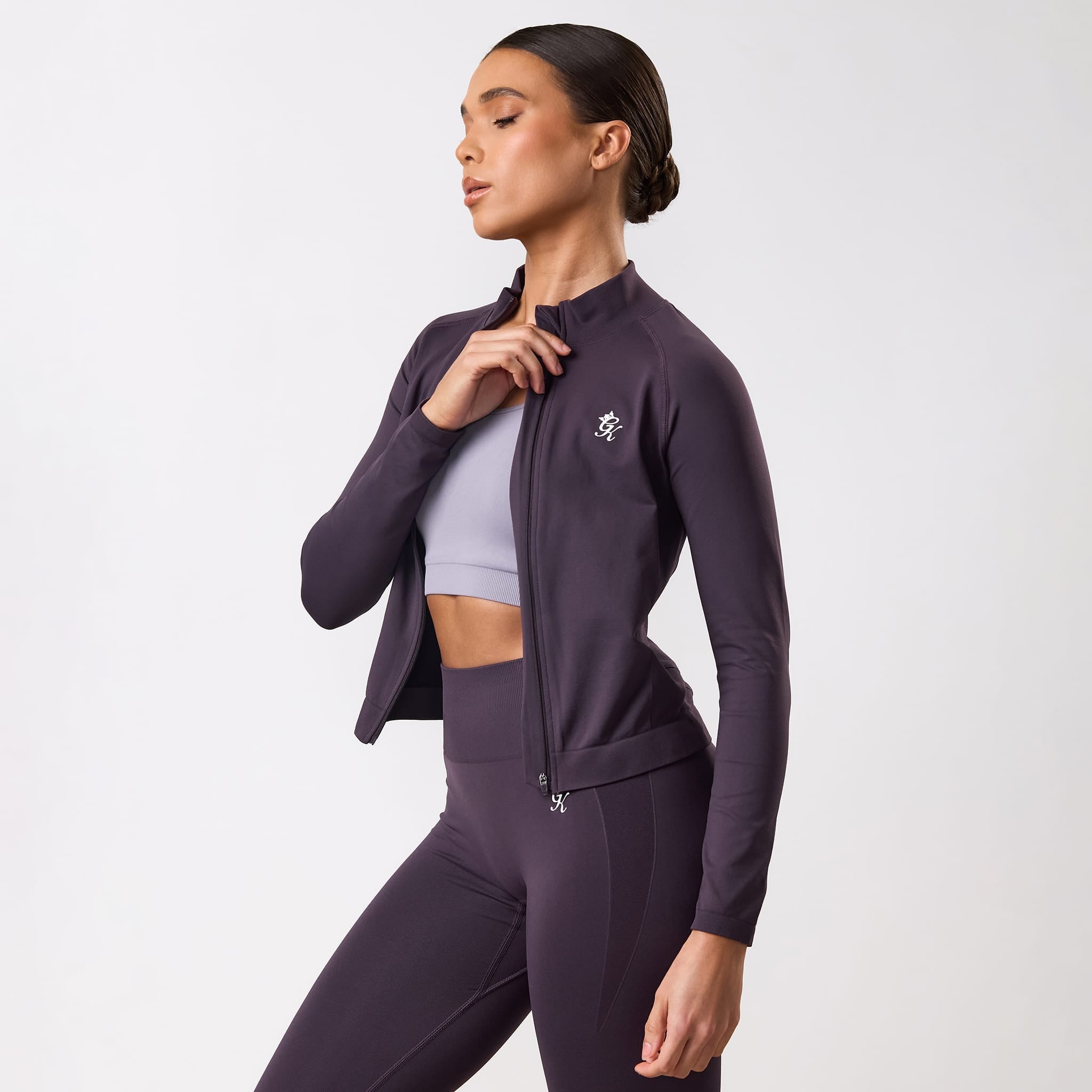 Gym King Power Lightweight Seamless Funnel - Deep Purple
