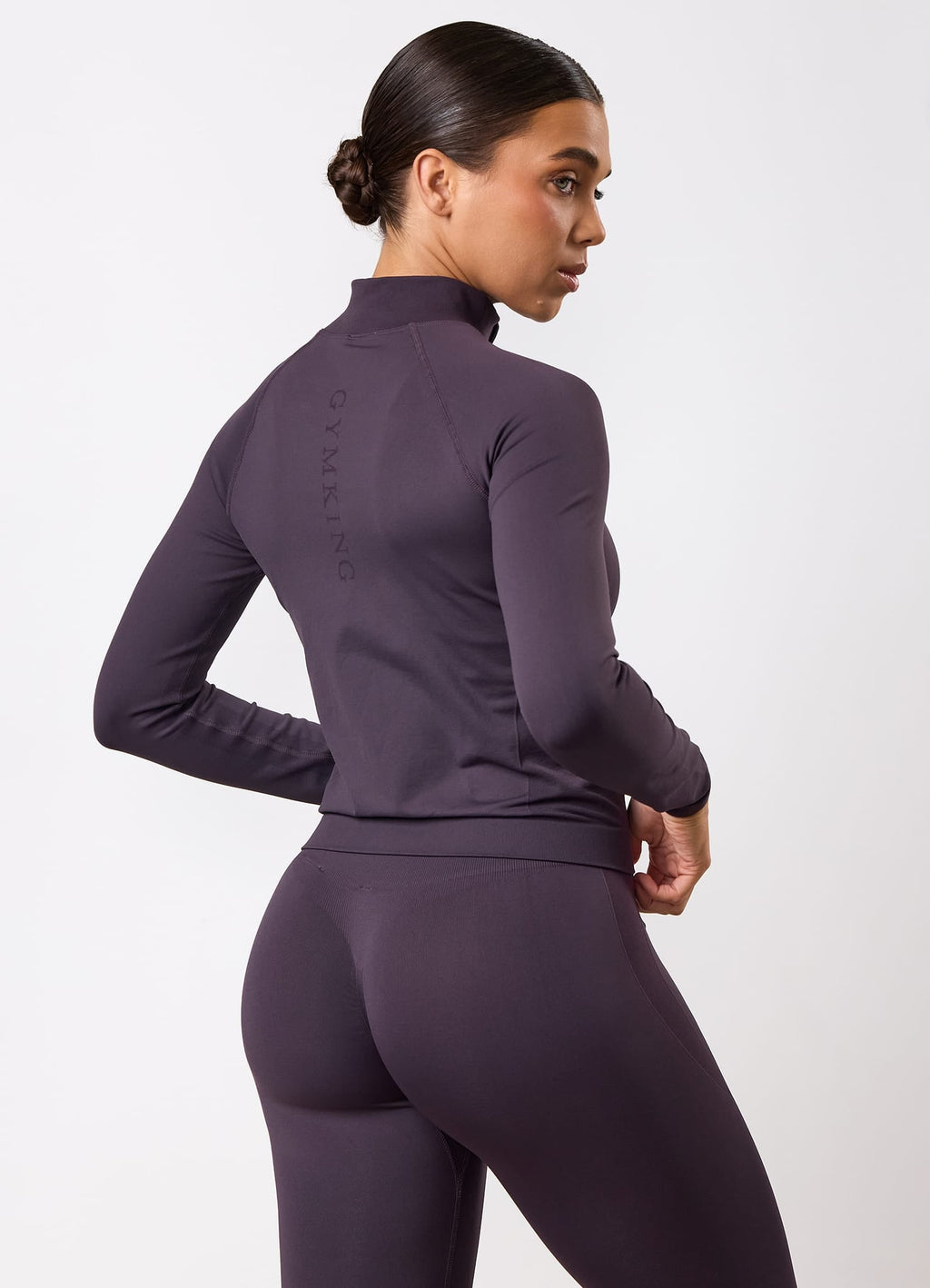 Gym King Power Lightweight Seamless Funnel - Deep Purple