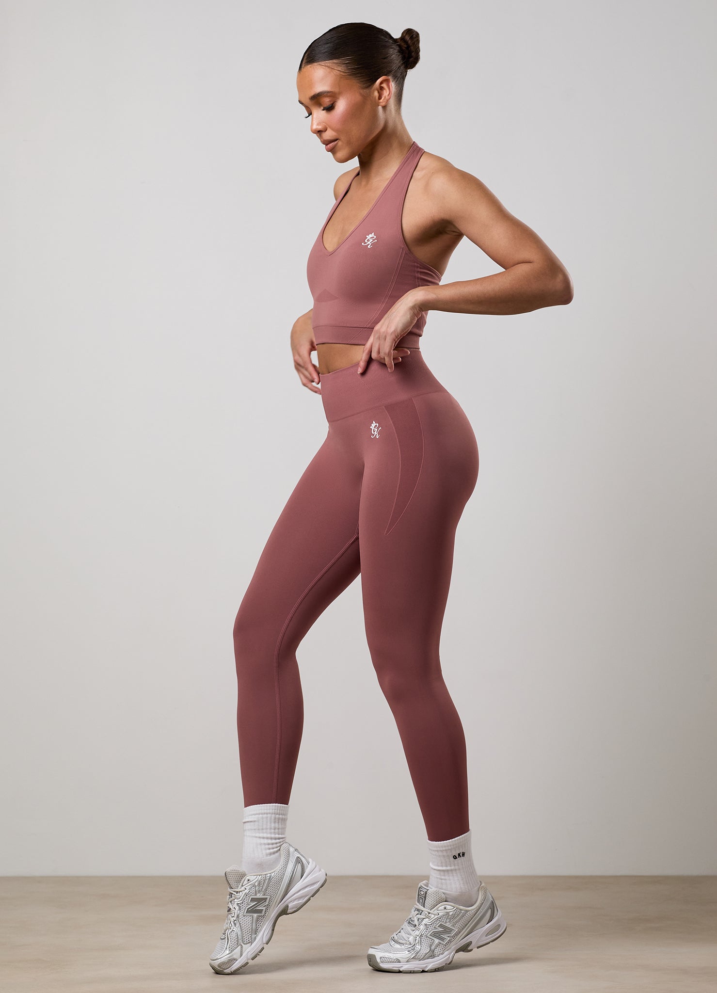 Gym King Power Lightweight Seamless Legging - Chestnut