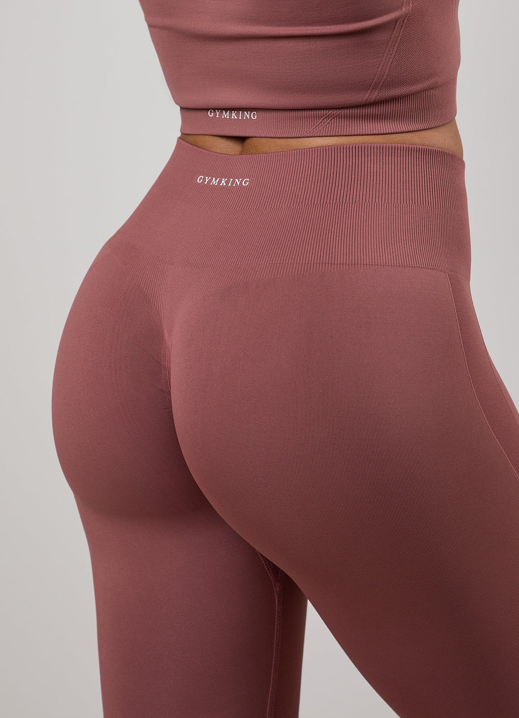 Gym King Power Lightweight Seamless Legging - Chestnut