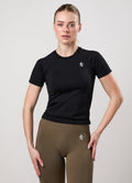 Gym King Power Lightweight Seamless Tee- Black