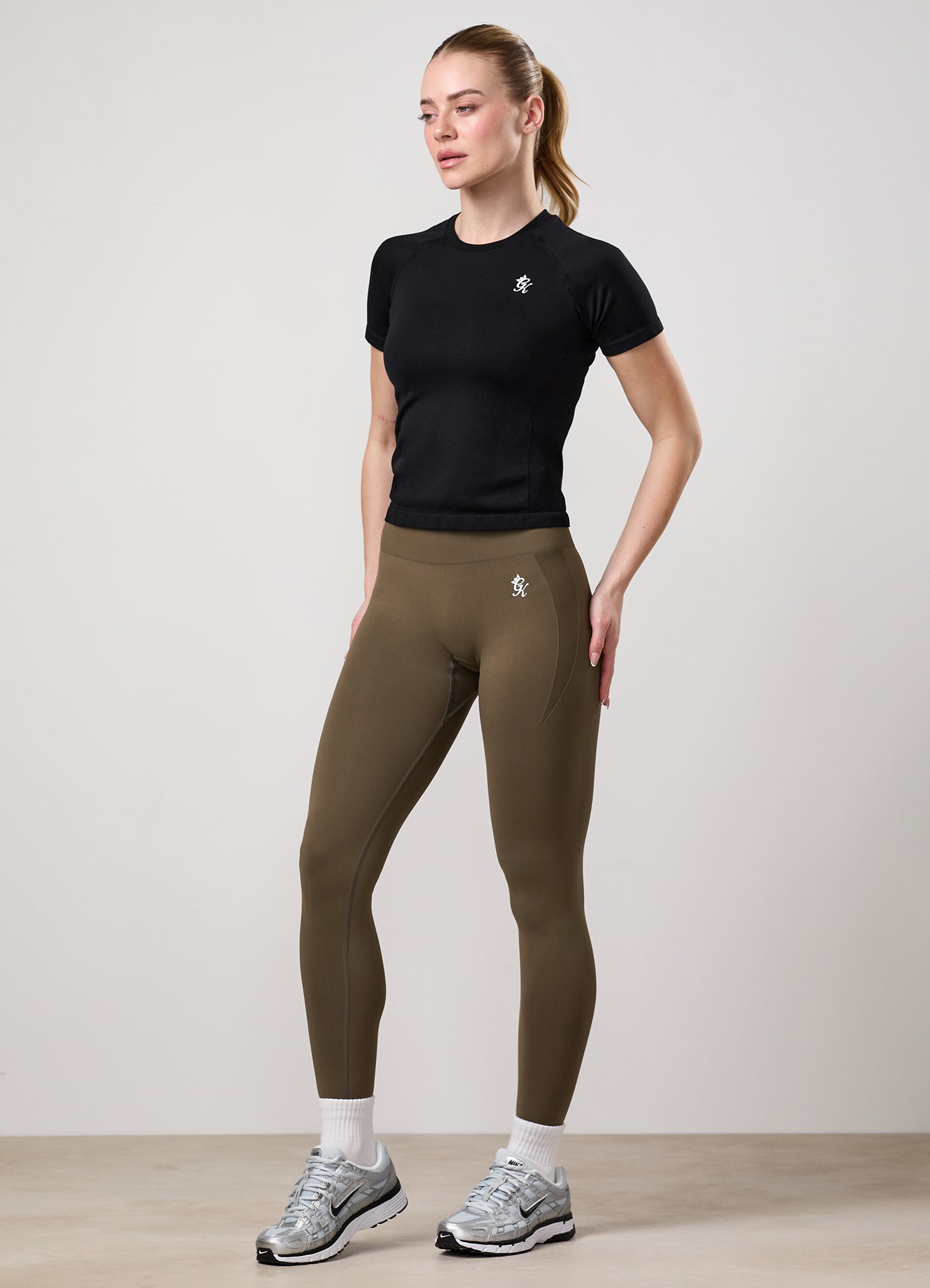 Gym King Power Lightweight Seamless Legging - Mosswood