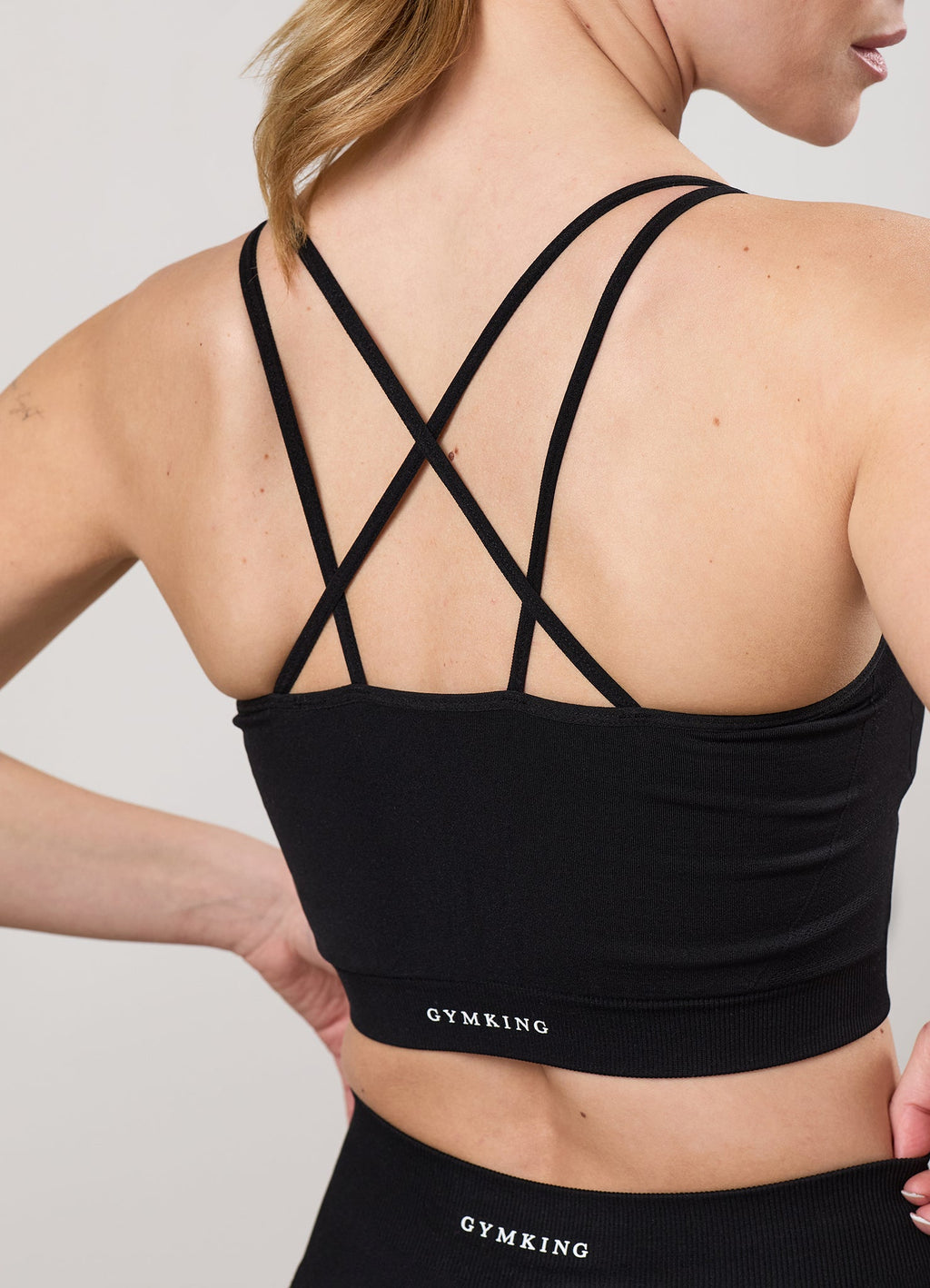 Gym King Power Lightweight Seamless Tank - Black