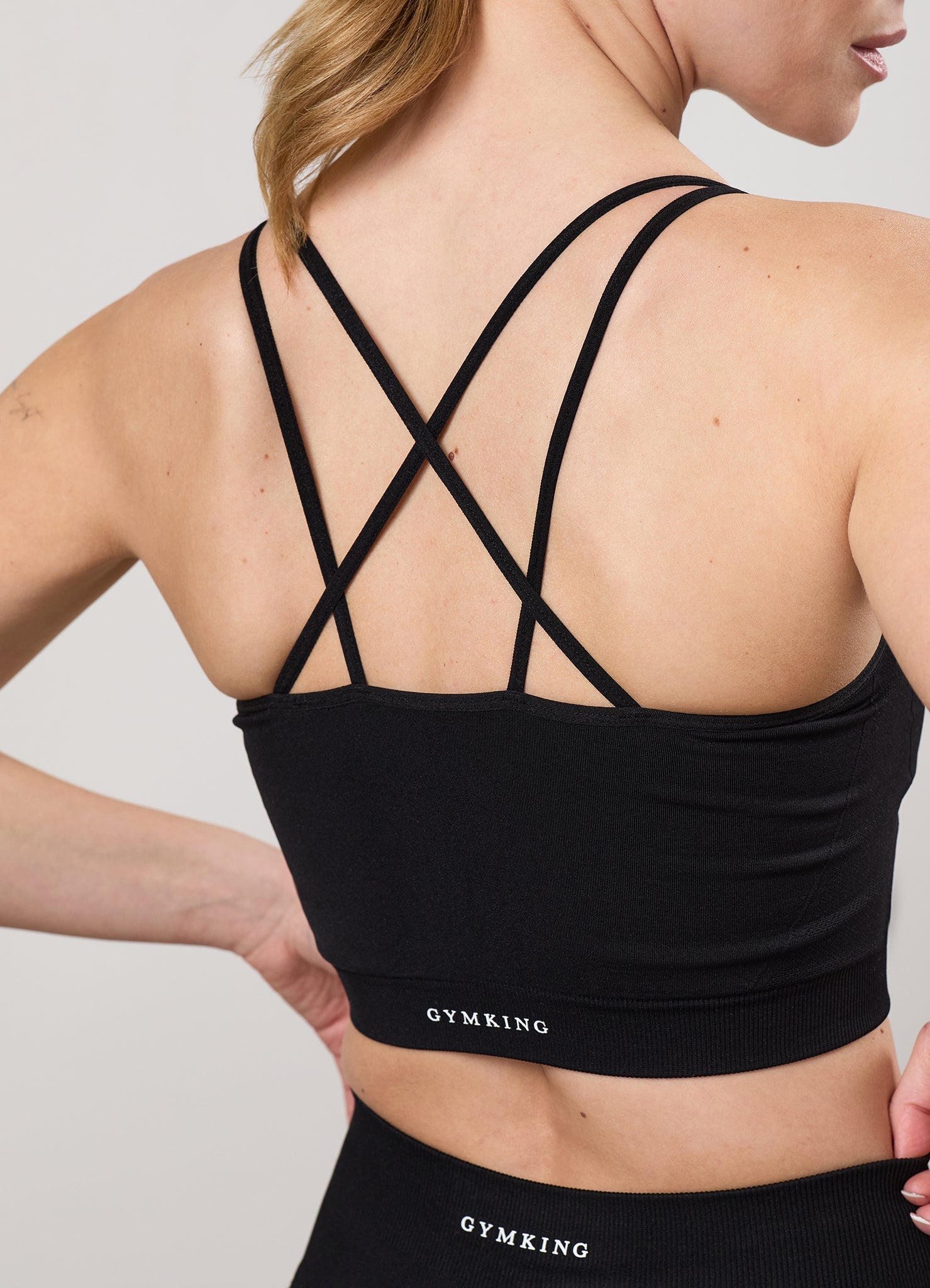 Gym King Power Lightweight Seamless Tank - Black