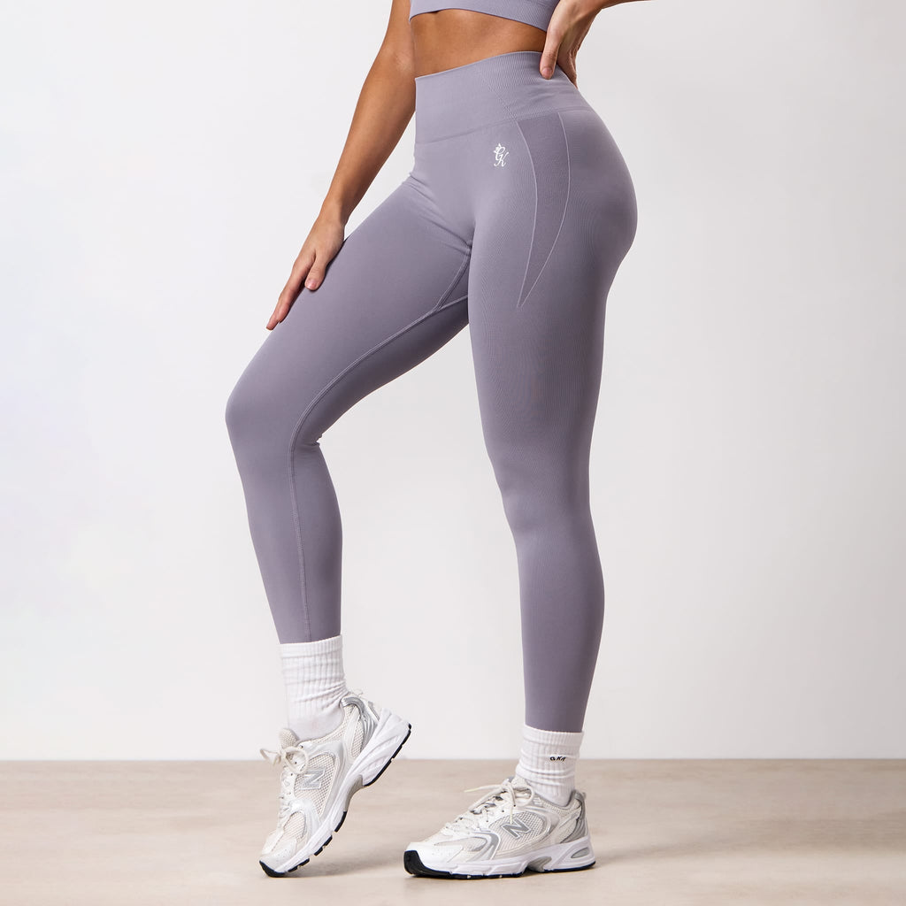 Gym King Power Lightweight Seamless Legging - Dusky Purple