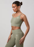 Gym King Power Lightweight Seamless Tank - Eucalyptus