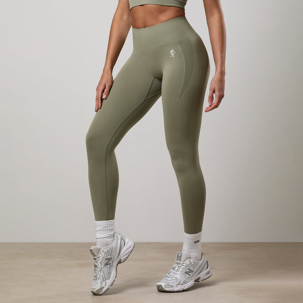 Gym King Power Lightweight Seamless Legging - Eucalyptus