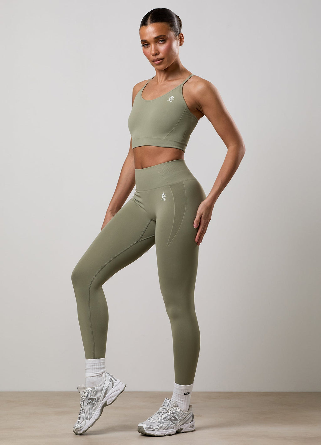 Gym King Power Lightweight Seamless Legging - Eucalyptus