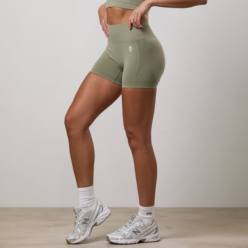 Gym King Power Lightweight Seamless Short - Eucalyptus