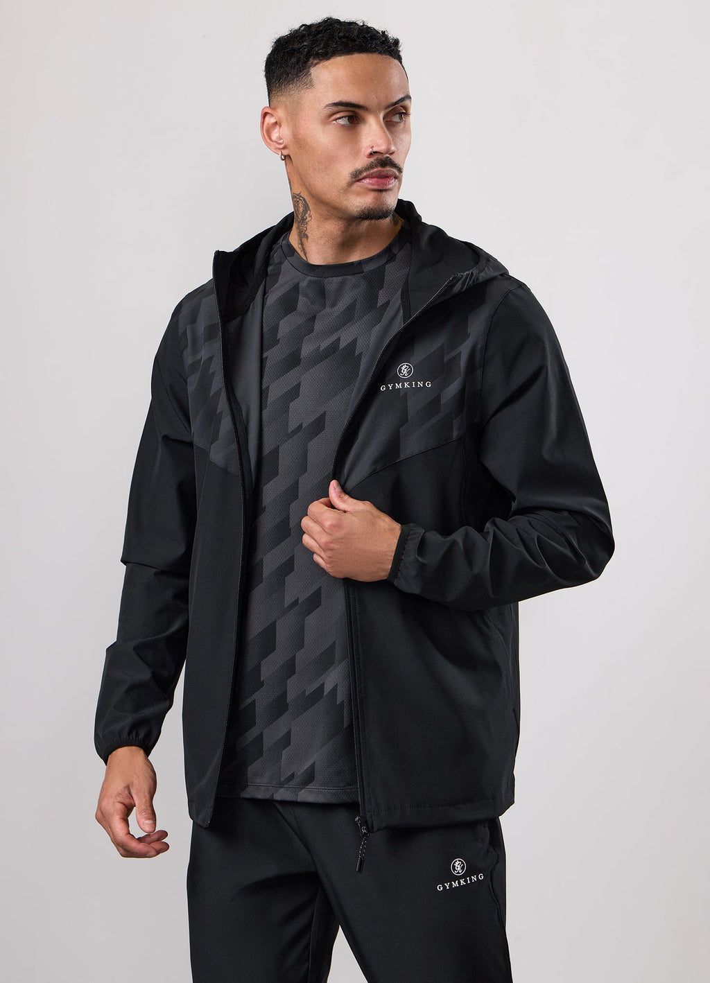 Gym King Power Training Hoodie - Black