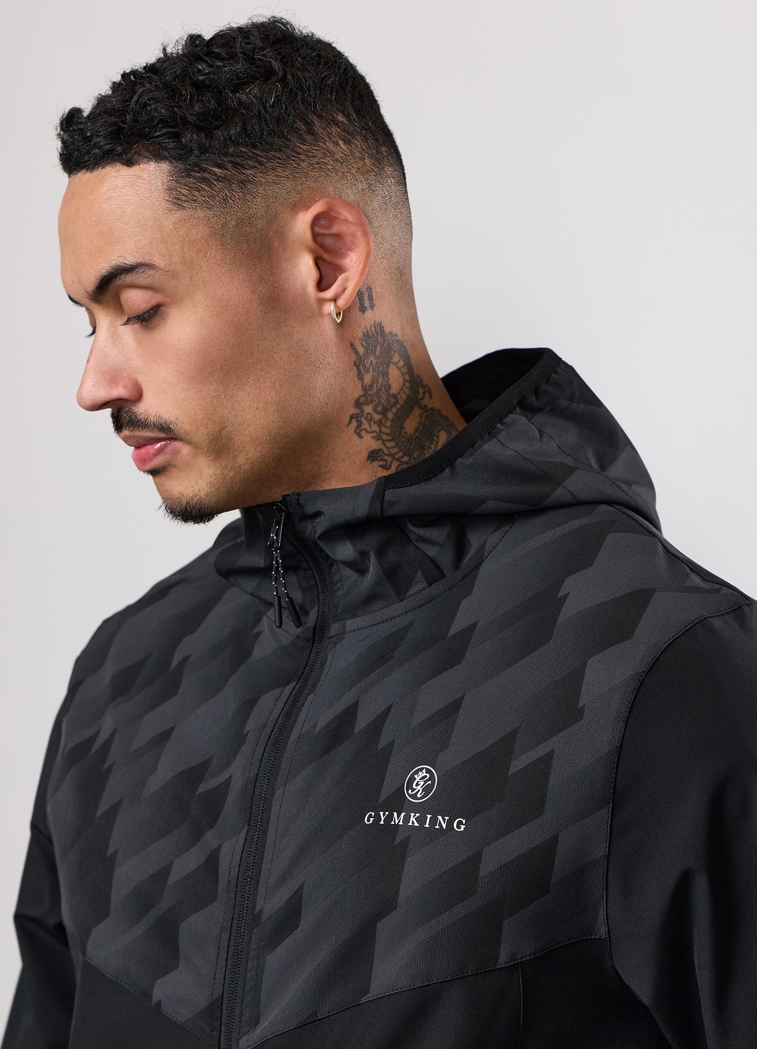 Gym King Power Training Hoodie - Black