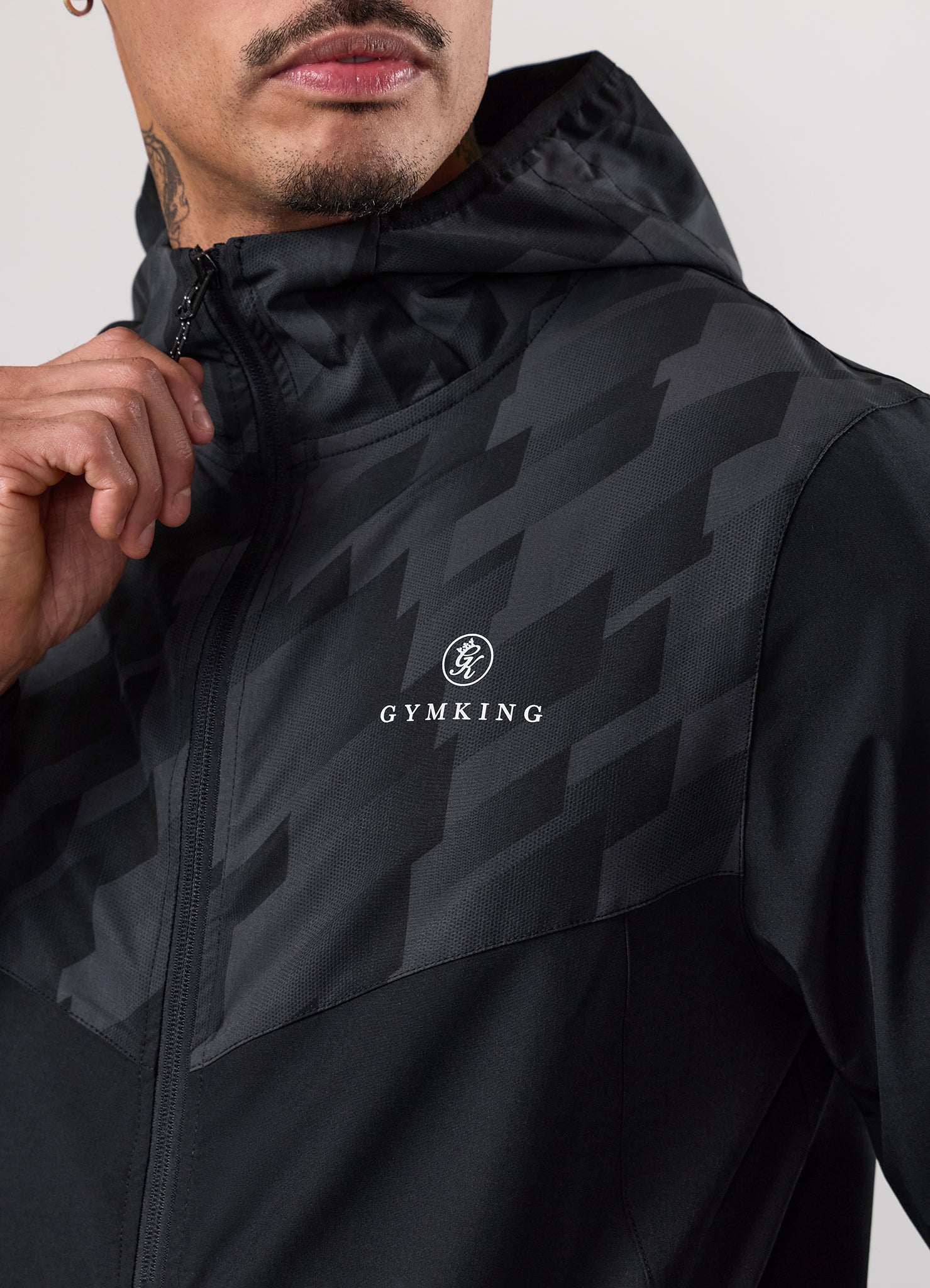 Gym King Power Training Hoodie - Black