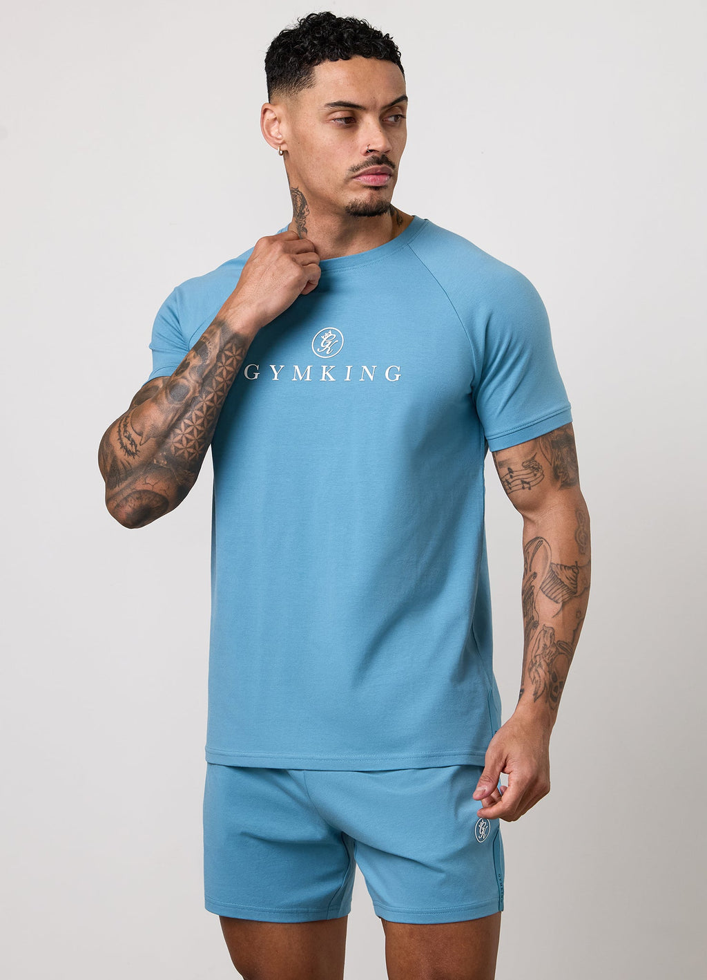 Gym King Pro Logo Tee - Blue
