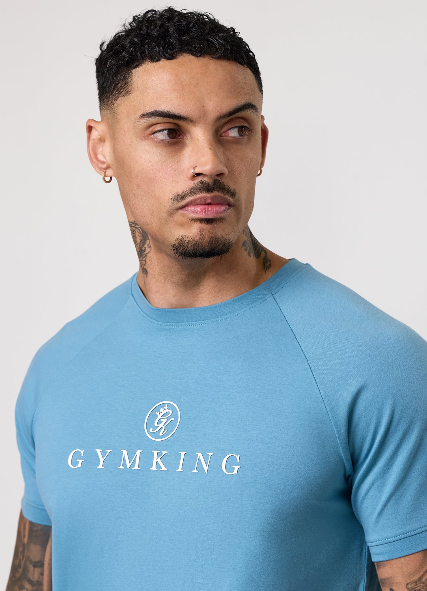 Gym King Pro Logo Tee - Blue