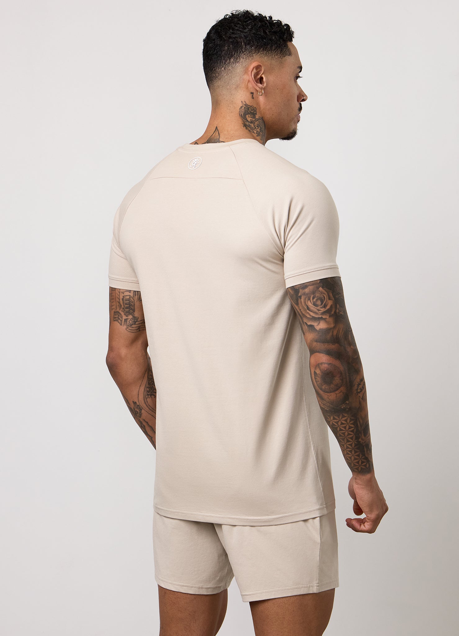 Gym King Pro Logo Tee - Light Stone