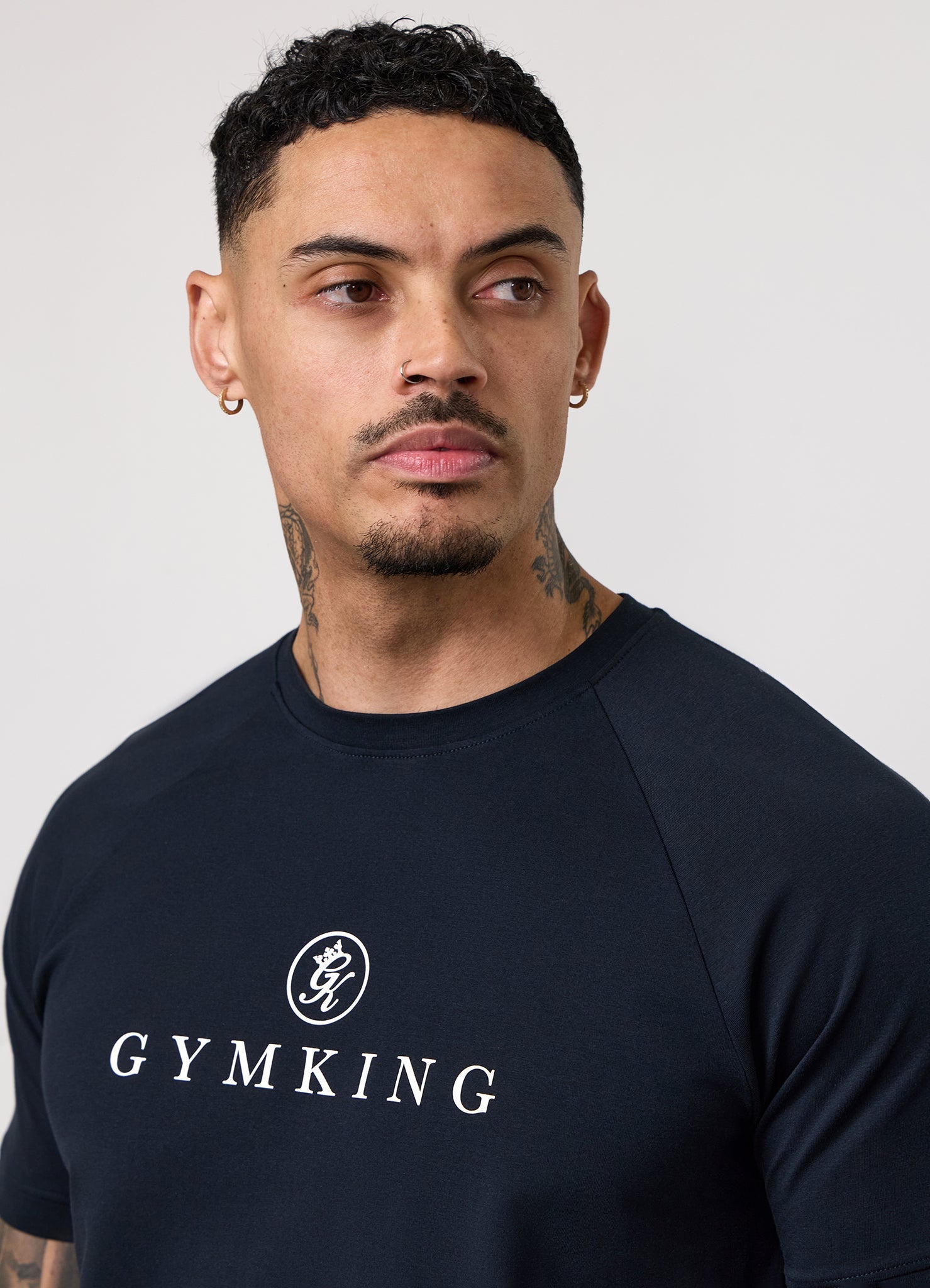 Gym King Pro Logo Tee - Navy