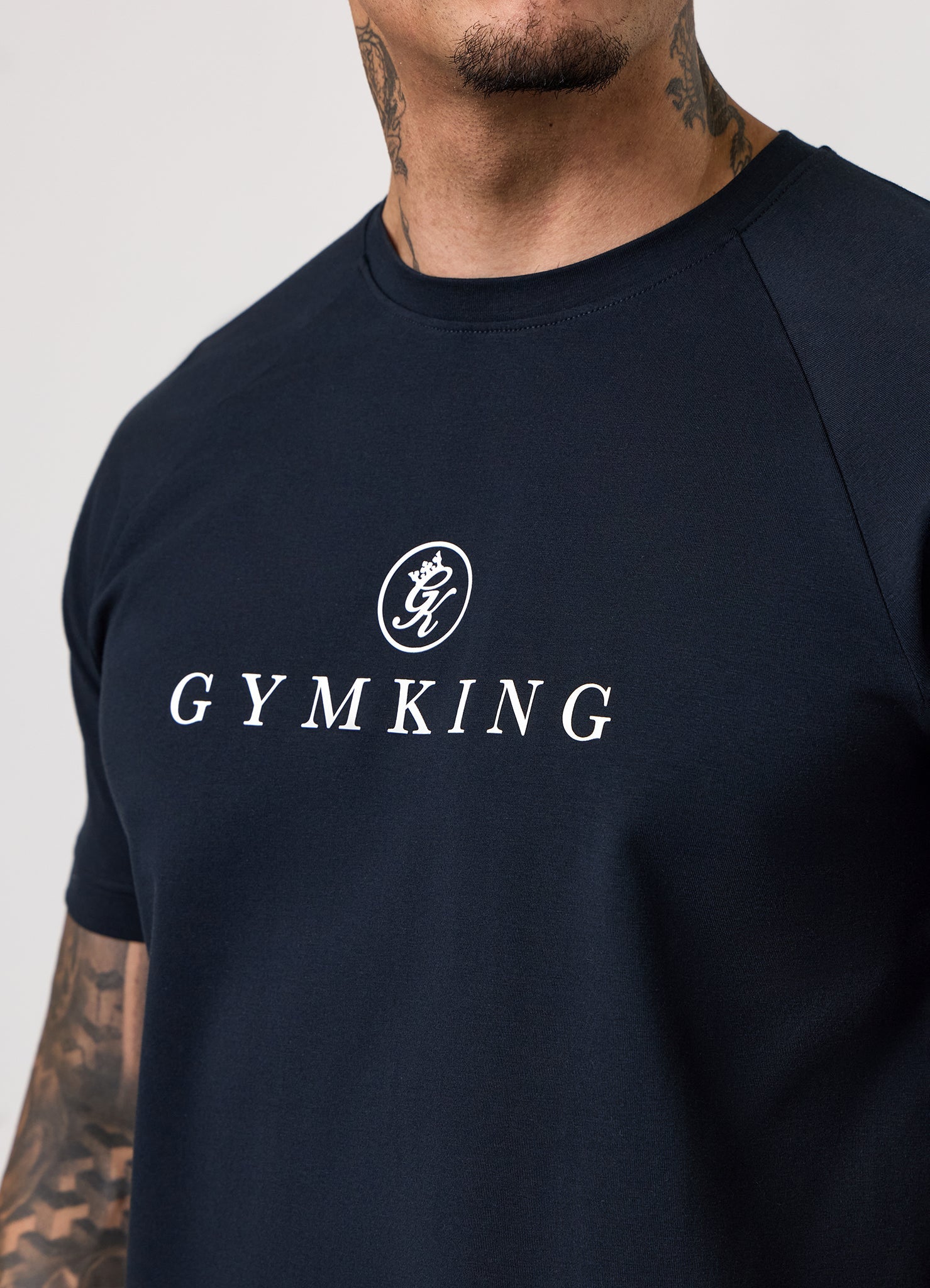 Gym King Pro Logo Tee - Navy