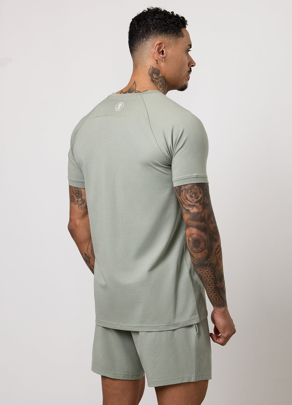 Gym King Pro Logo Tee - Soft Khaki