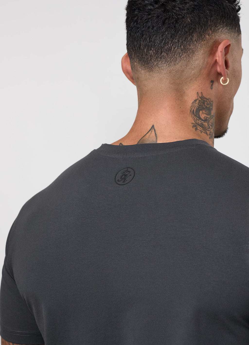 Gym King Pro Logo V2 Jersey Tee - Dark Pewter