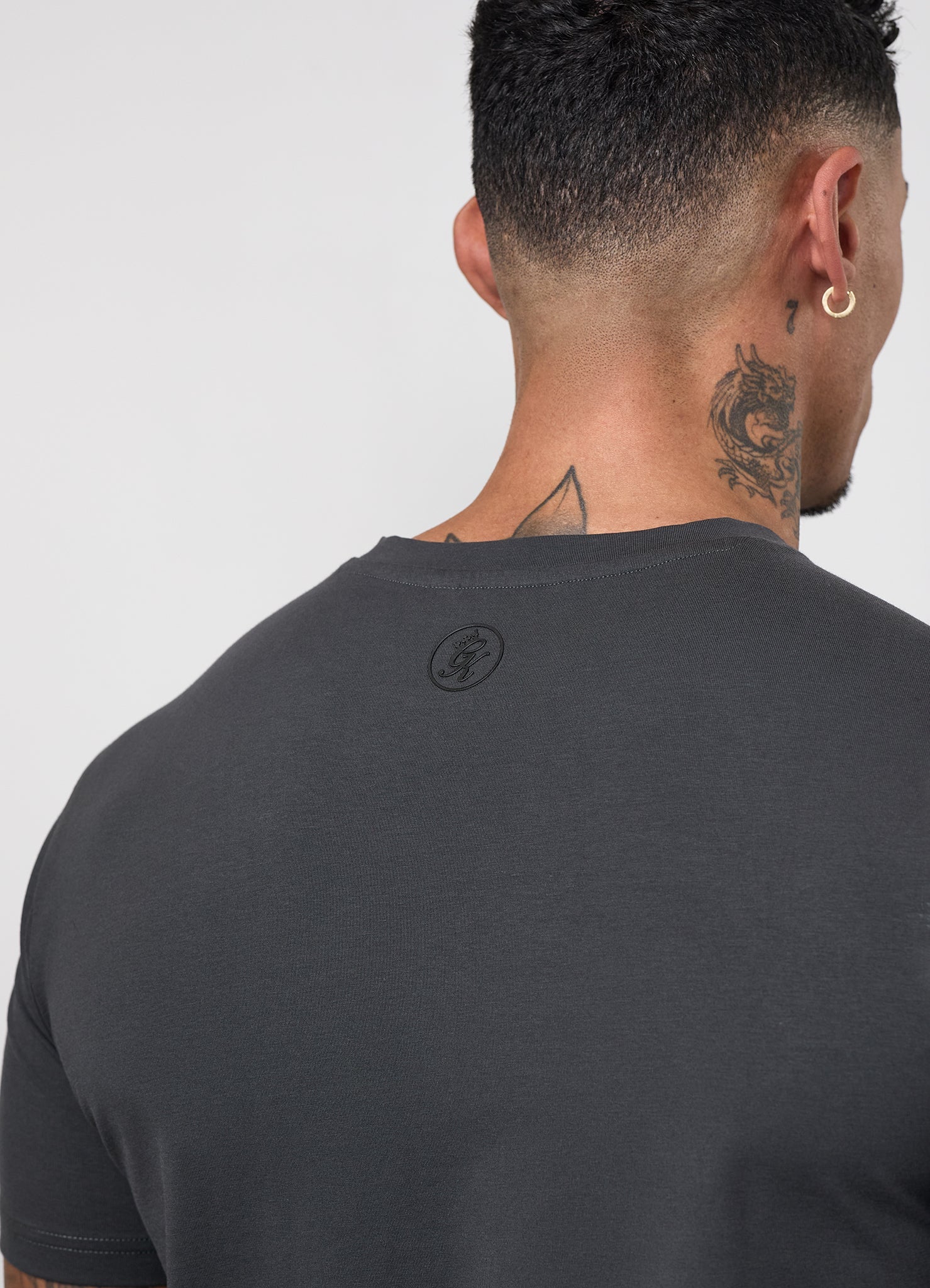 Gym King Pro Logo V2 Jersey Tee - Dark Pewter