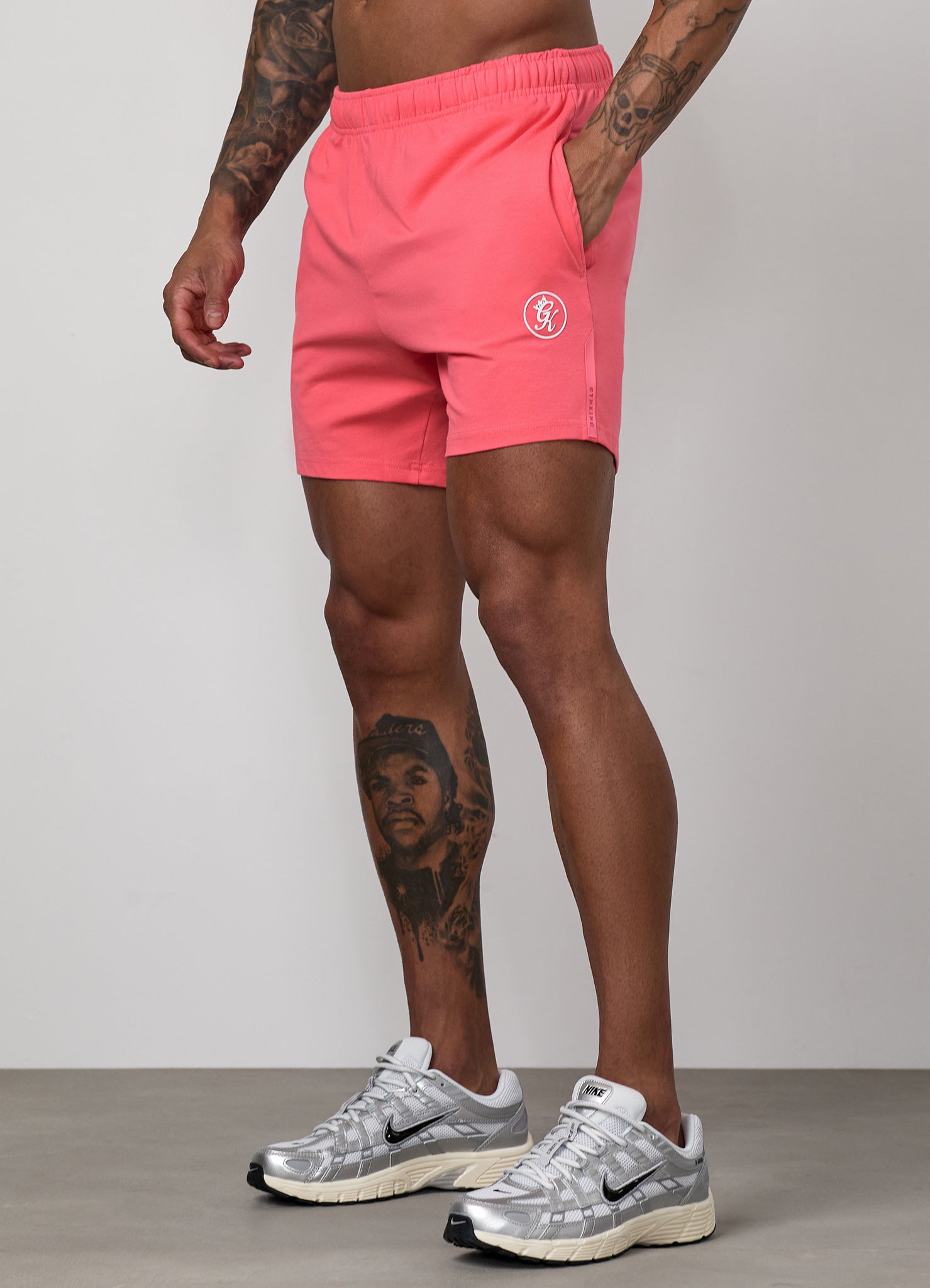 Gym King Pro Jersey Short - Coral