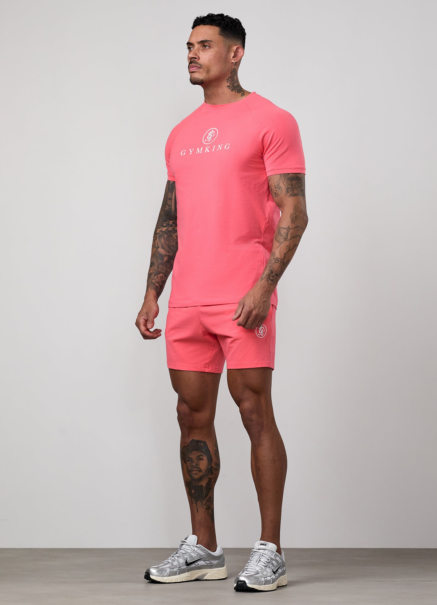 Gym King Pro Jersey Short - Coral