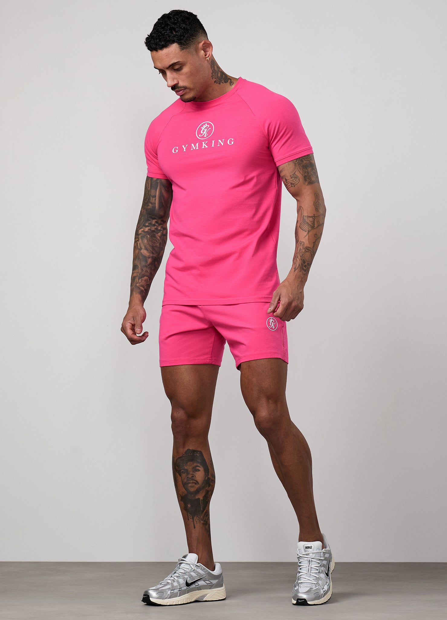 Gym King Pro Jersey Short - Pink