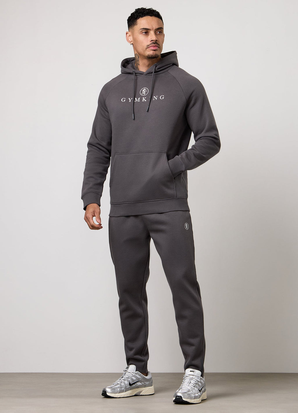 Gym King Pro Logo Hoodie - Graphite