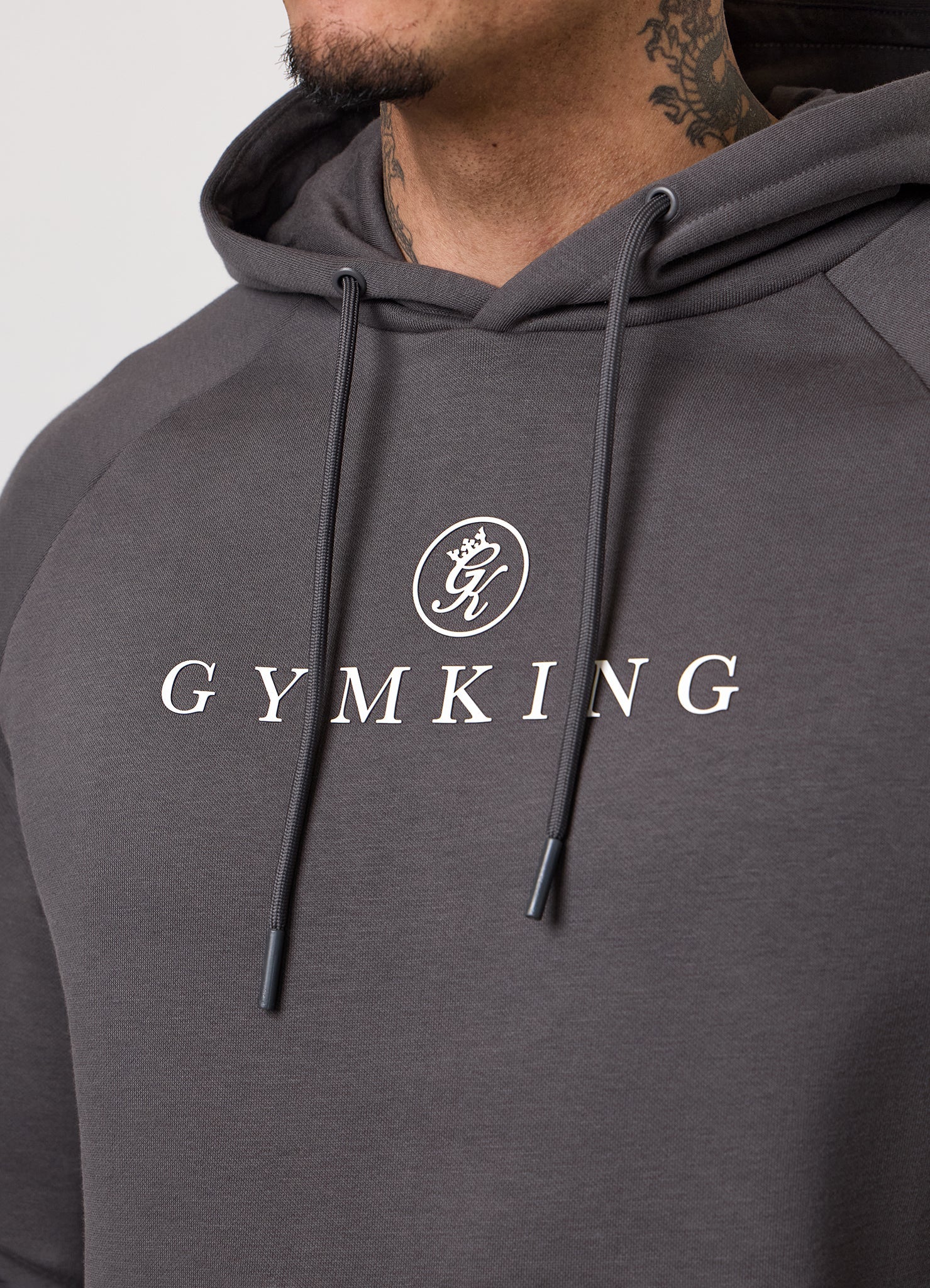 Gym King Pro Logo Hoodie - Graphite