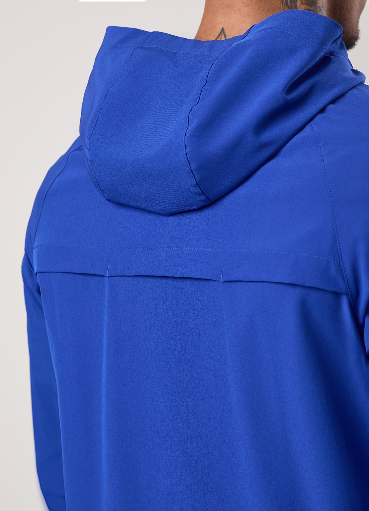 Gym King Pro Woven Hoodie - Vibrant Blue