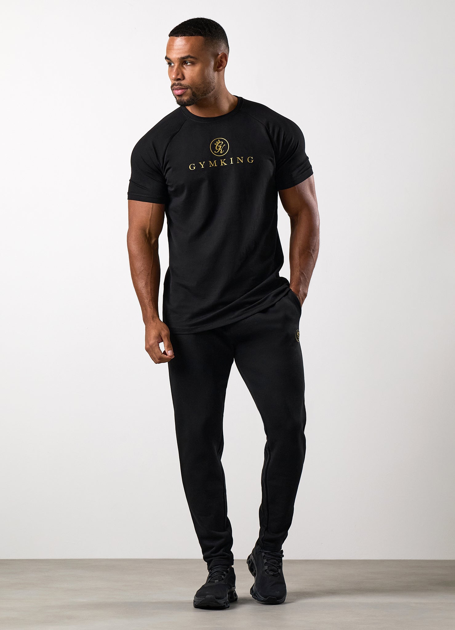 Gym King Pro Jogger - Black/Gold