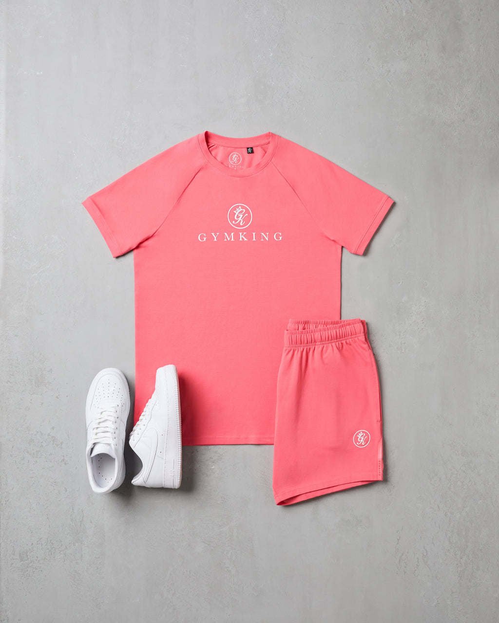 Gym King Pro Logo Tee - Pink