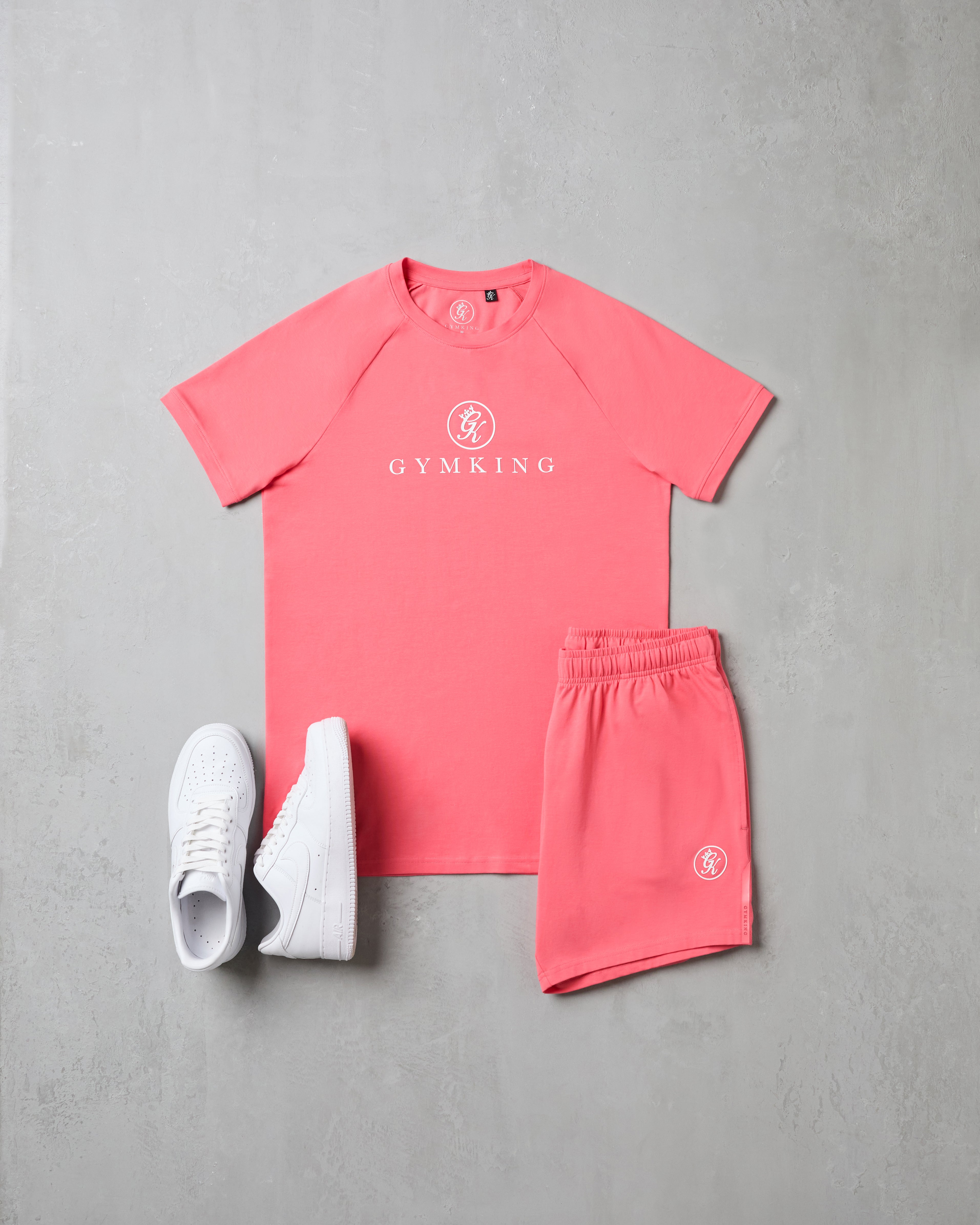 Gym King Pro Logo Tee - Pink