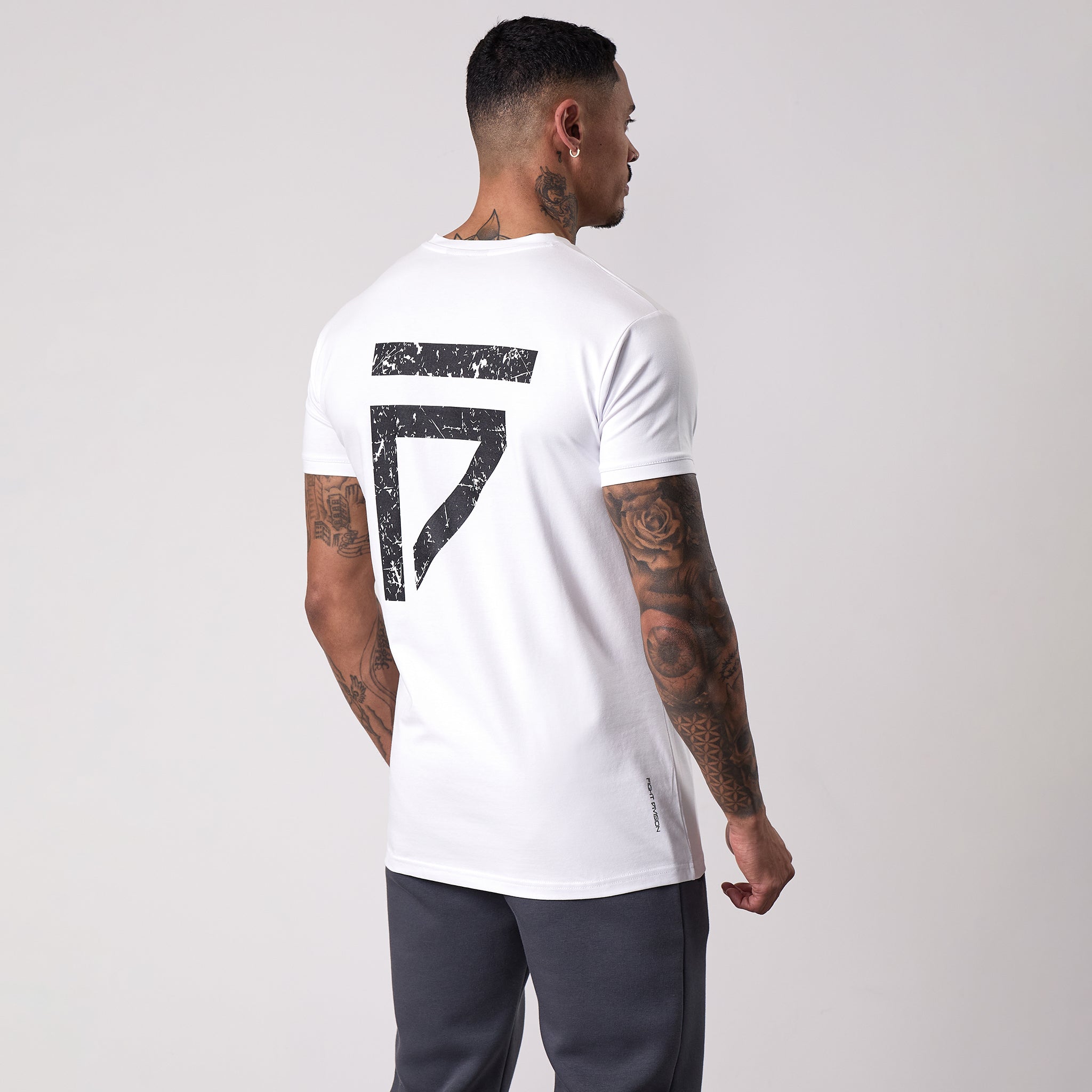 Gym King Fight Division Tee - White
