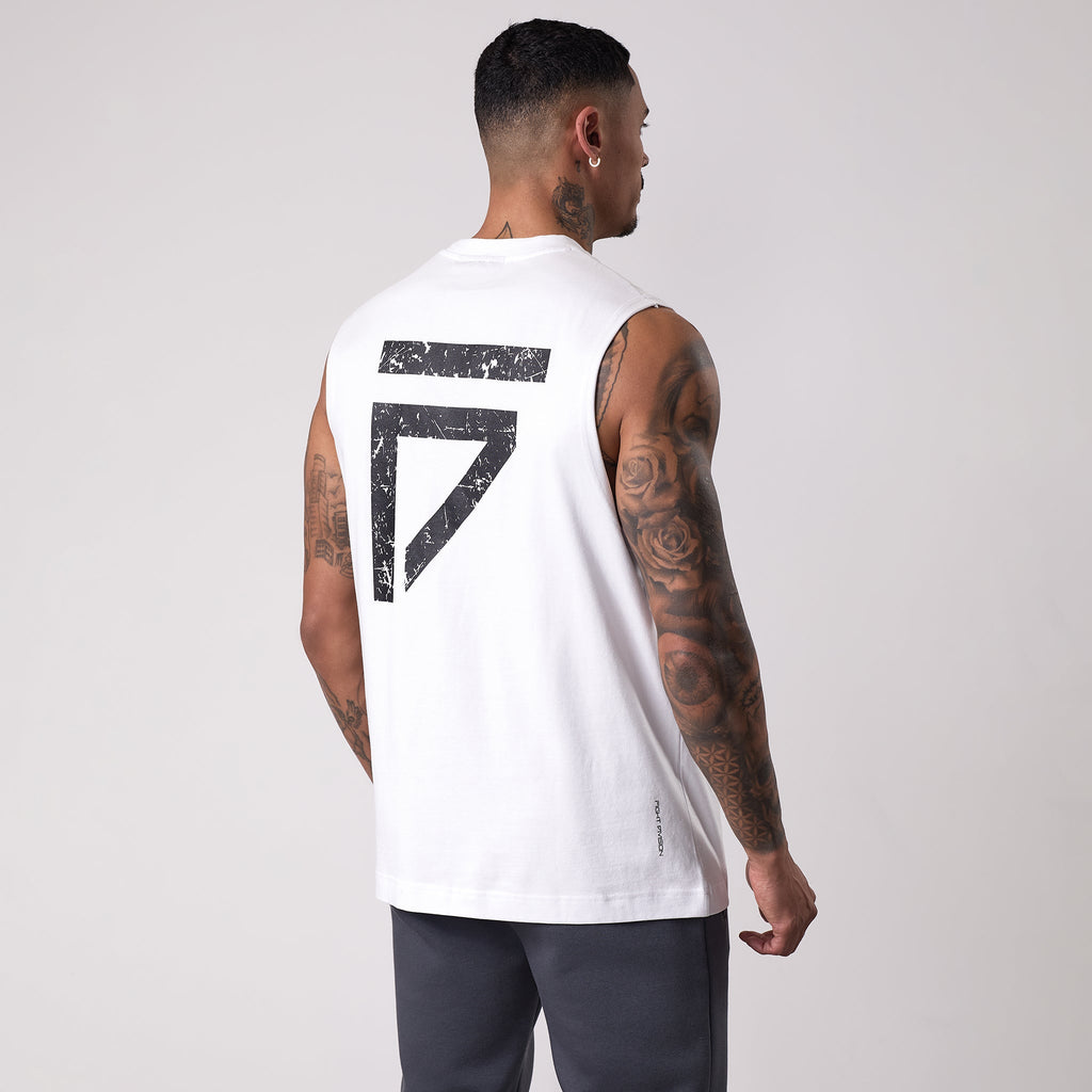 Gym King Fight Division Tank - White
