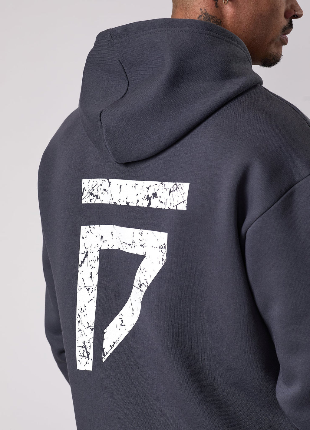 Gym King Fight Division Hoodie - Graphite