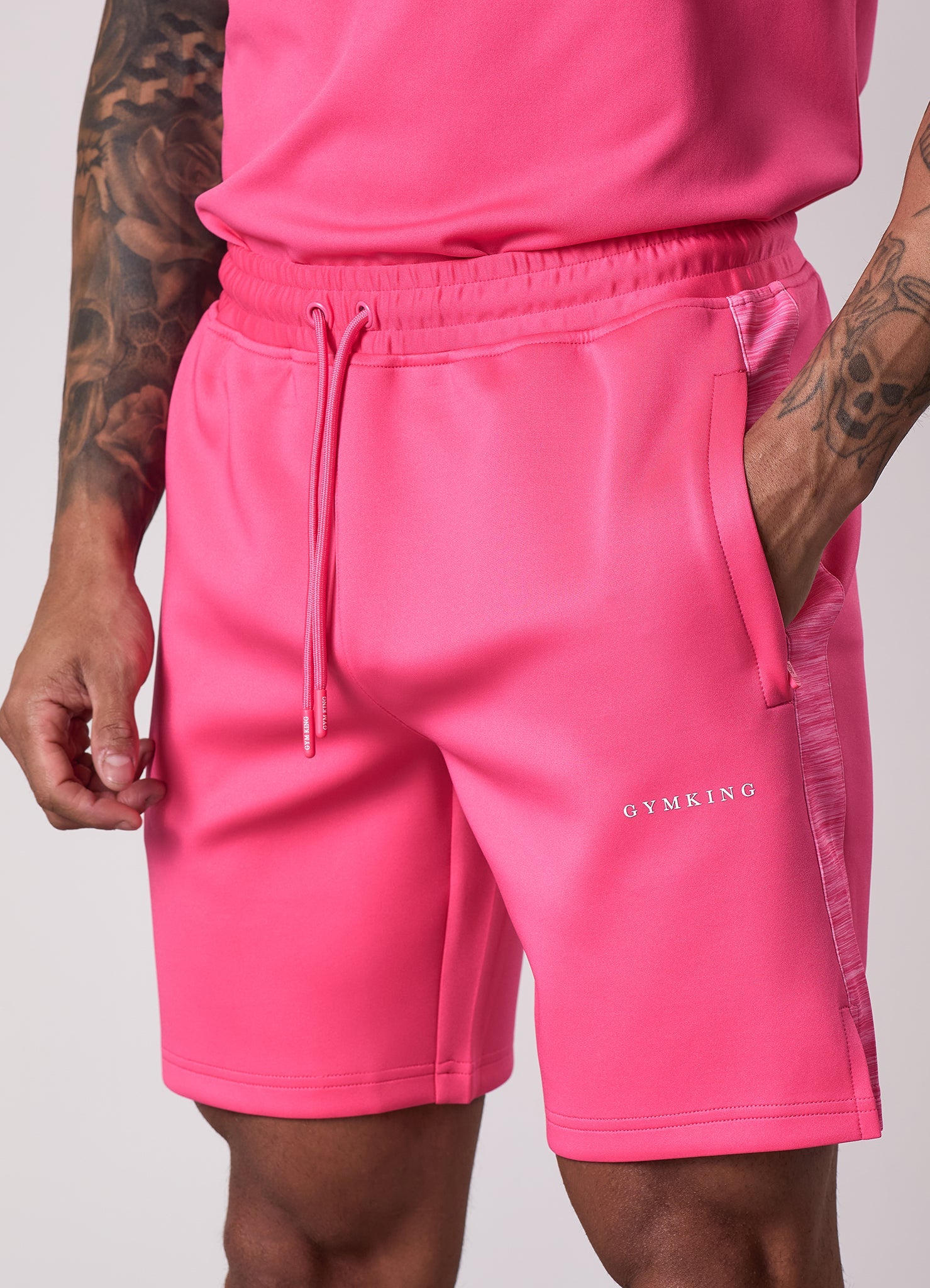 Gym King Core Plus Poly 2.0 Short - Pink
