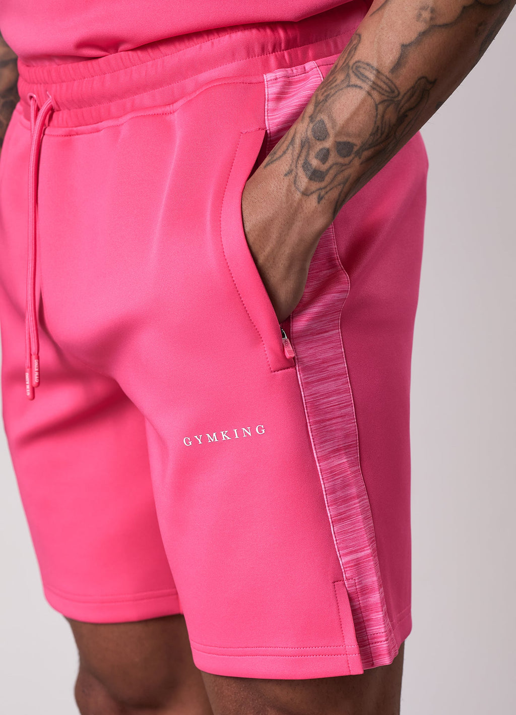 Gym King Core Plus Poly 2.0 Short - Pink
