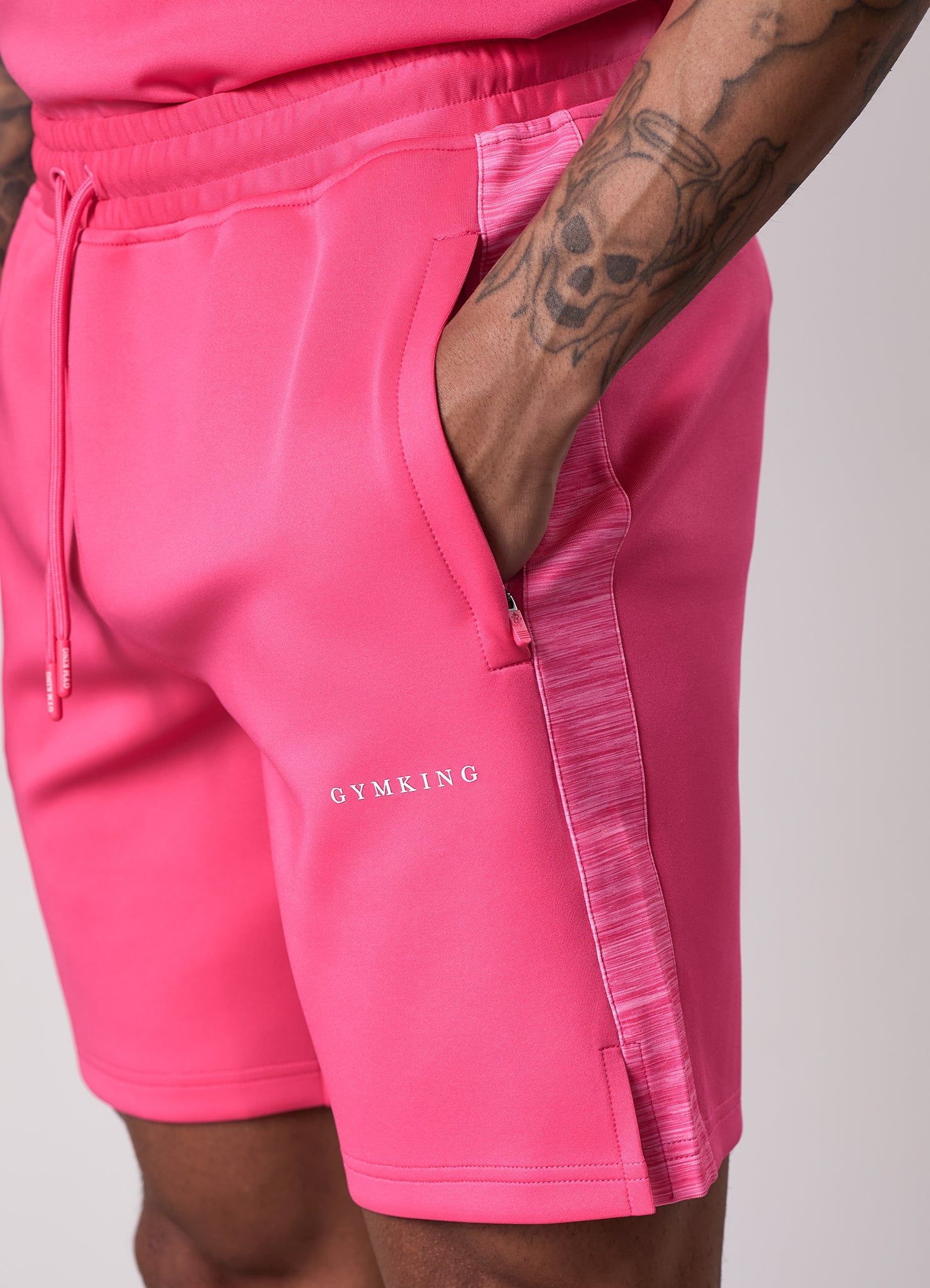 Gym King Core Plus Poly 2.0 Short - Pink