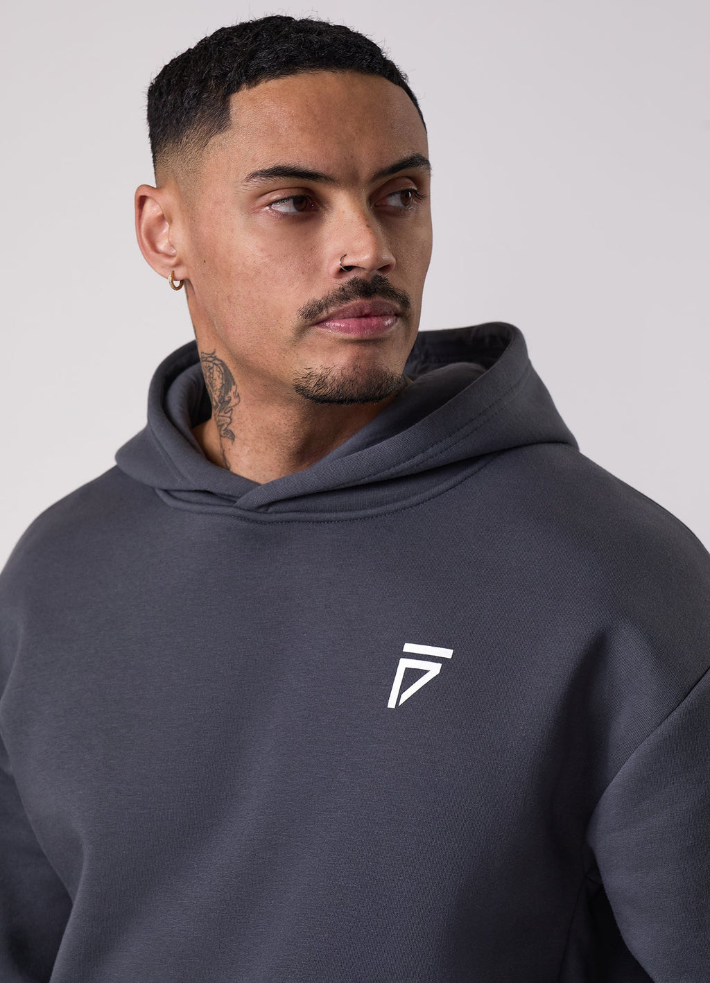 Gym King Fight Division Hoodie - Graphite