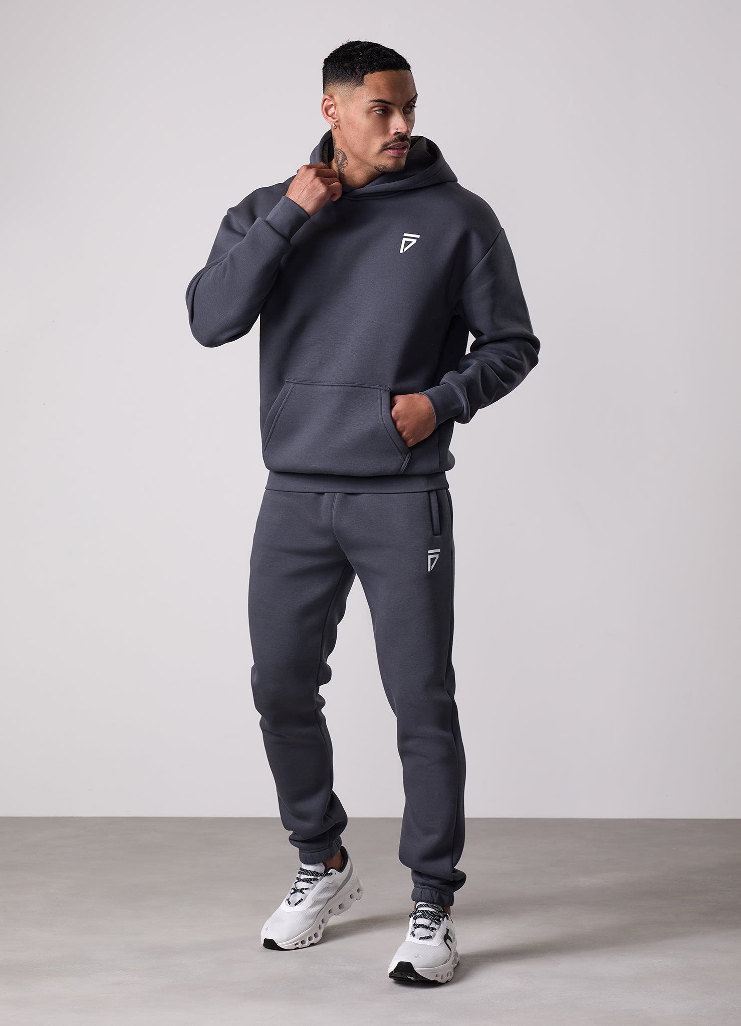 Gym King Fight Division Hoodie - Graphite
